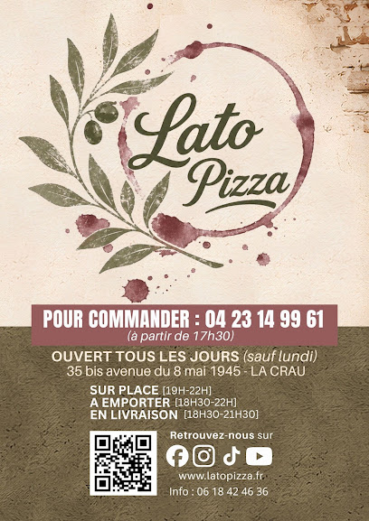 Pizza de LATO PIZZA à La Crau